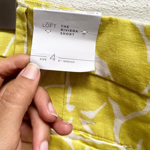 Loft‎ The Riviera Shorts Leaf Print - Picture 3 of 6